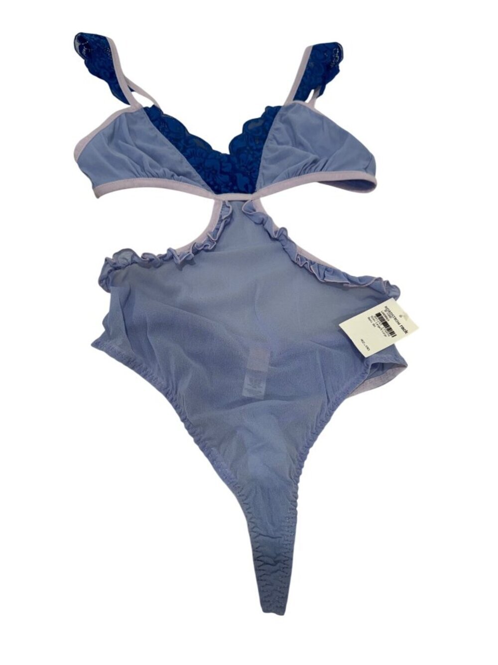 New We Are Hah Women's Size L Lavendula Key to Ur Heart Bodysuit